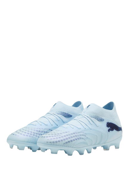 PUMA Kids' FUTURE 9 PRO Football Boots - view 2, Icey Blue/Blue Jewel