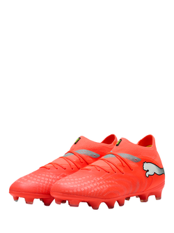PUMA Kids' FUTURE 9 PRO Football Boots - view 2, Red/White/Black