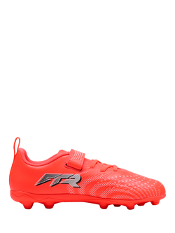 PUMA Kids' Youth FUTURE 9 PLAY V FG/AG Football Boots, Red/White/Black