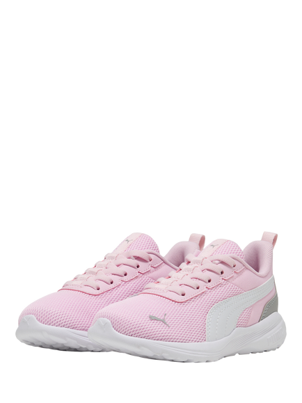 PUMA Kids' Youth Anzarun 2 Mesh Trainers, Pearl Pink/White - view 2, Pearl Pink/White