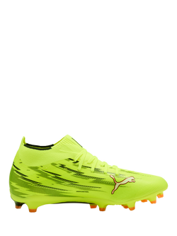 PUMA Men's Ultra 6 Match+ FG/AG Football Boots, Yellow/Black/Red