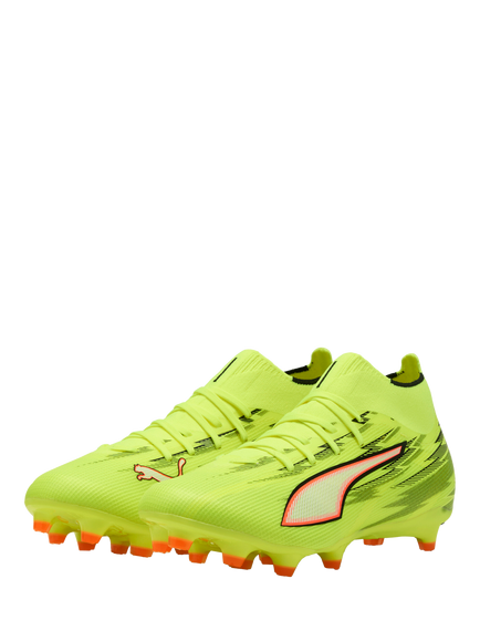 PUMA Men's Ultra 6 Match+ FG/AG Football Boots - view 2, Yellow/Black/Red
