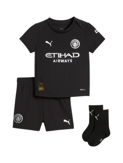 PUMA Baby 25/26 Away Football Kit, Puma Black, Puma Black
