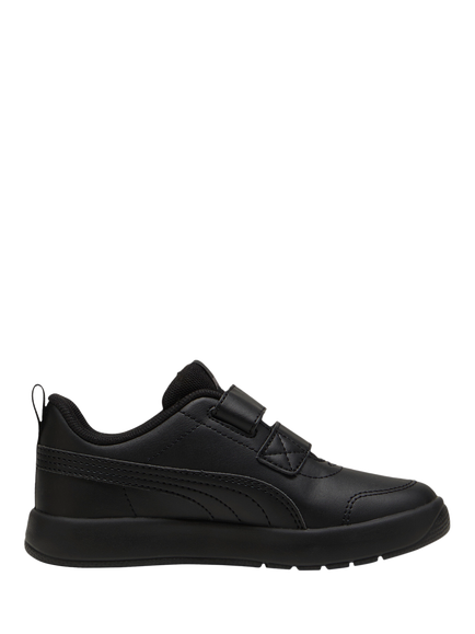 PUMA Kids' Courtflex v3 Trainers, Black