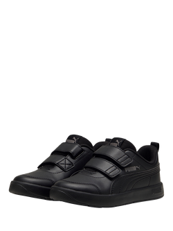 PUMA Kids' Courtflex v3 Trainers - view 2, Black