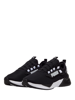 PUMA Youth Retaliate 3 Mesh Running Shoes - view 2, Black/White