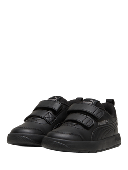 PUMA Kids' Courtflex v3 Trainers - view 2, Black