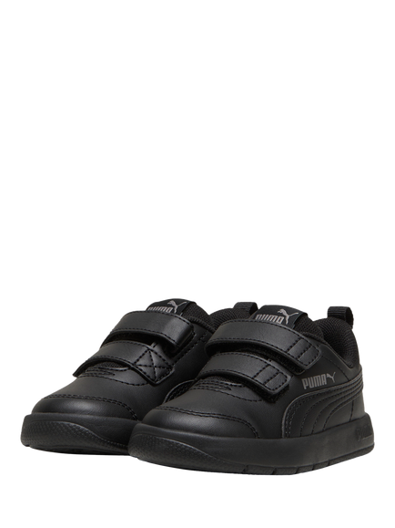 PUMA Kids' Courtflex v3 Trainers - view 2, Black