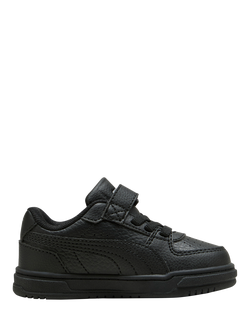 PUMA Kids' Caven III Trainers, Black Silver