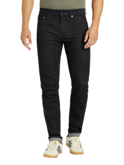 SPOKE Travel Denim Regular Thigh Slim Jeans, Black - view 2, Black