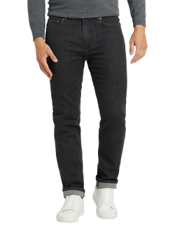 SPOKE Travel Denim Regular Thigh Slim Jeans, Charcoal - view 2, Charcoal