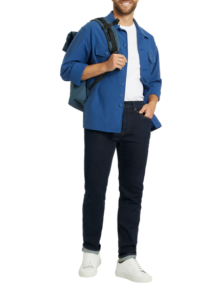 SPOKE Travel Denim Regular Thigh Slim Jeans, Rinse Wash, Rinse Wash