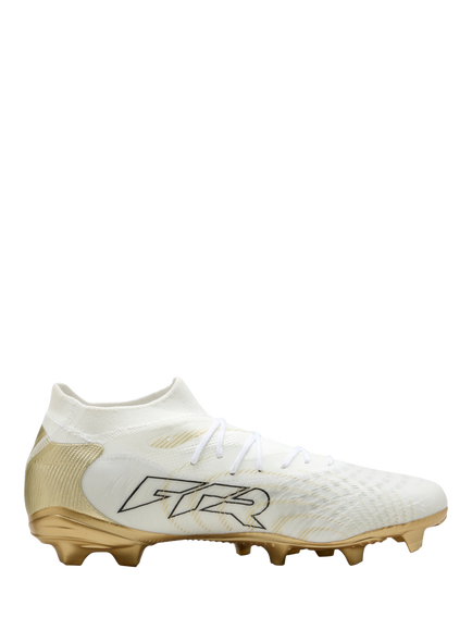 PUMA Men's Future 9 Match FG/AG Football Boots, White/Gold/Black