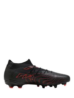 PUMA Men's Future 9 Match FG/AG Football Boots, Black/Red/Gray