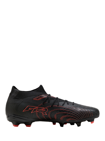 PUMA Men's Future 9 Match FG/AG Football Boots, Black/Red/Gray