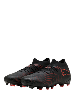 PUMA Men's Future 9 Match FG/AG Football Boots - view 2, Black/Red/Gray