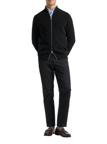 SPOKE Sharps Cotton Blend Chinos, Black, Black