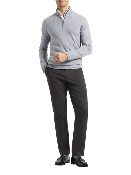 SPOKE Sharps Regular Thigh Slim Chinos, Charcoal, Charcoal