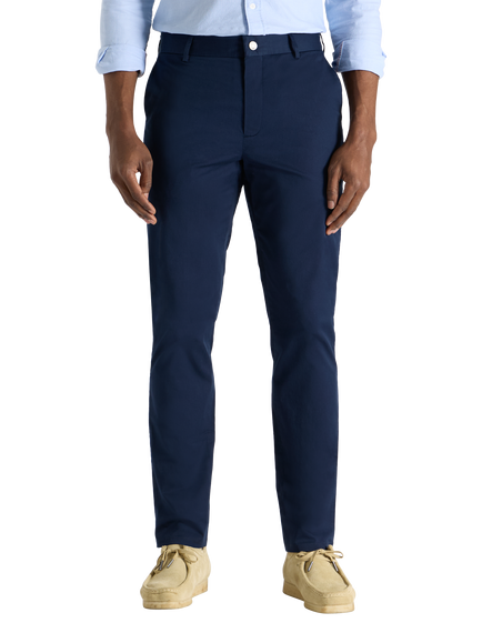 SPOKE Summer Sharps Regular Thigh Slim Chinos - view 2, Navy