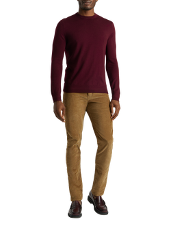 SPOKE Italian Cord Fives Regular Thigh Slim Chinos, Fawn