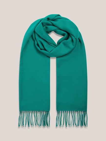 Hobbs Matilda Fringed Scarf, Meadow Green, Meadow Green