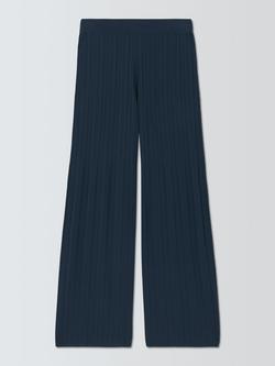 Weekend MaxMara Garza Wide Leg Trousers, Navy, Navy