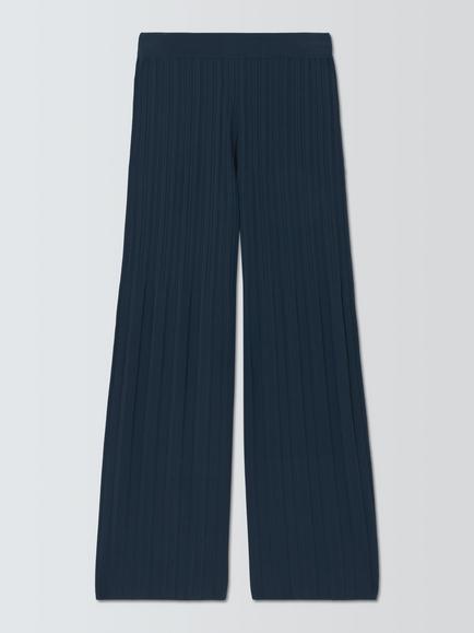 Weekend MaxMara Garza Wide Leg Trousers, Navy, Navy