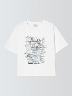 Weekend MaxMara Sala Print T-Shirt, White Landscape, White Landscape