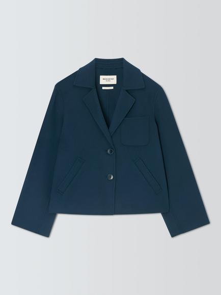 Weekend MaxMara Wool Rich Single Breasted Blazer, Ultramarine, Ultramarine