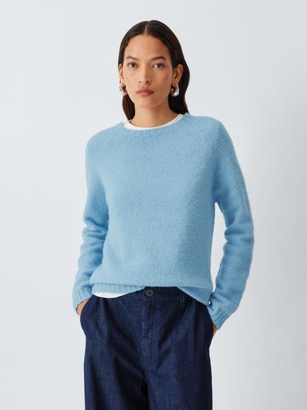 Weekend MaxMara Ghiacci Alpaca Blend Jumper, Light Blue, Light Blue