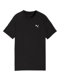 PUMA Kids' Evostripe Short Sleeve T-Shirt, Puma Black