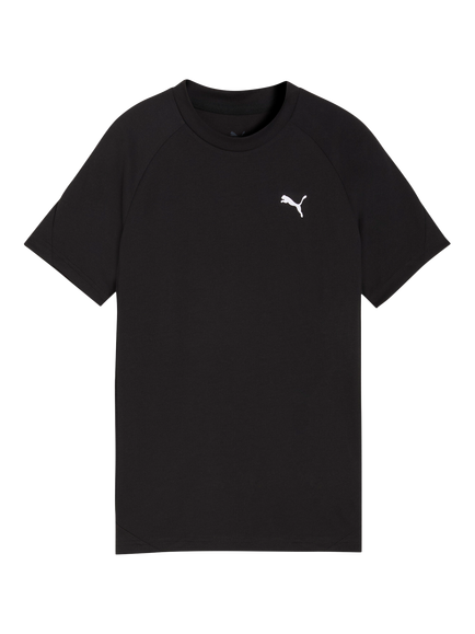 PUMA Kids' Evostripe Short Sleeve T-Shirt, Puma Black