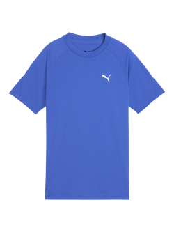 PUMA Kids' Evostripe Short Sleeve T-Shirt, Royal Sapphire