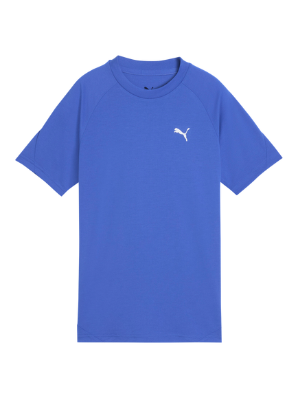 PUMA Kids' Evostripe Short Sleeve T-Shirt, Royal Sapphire