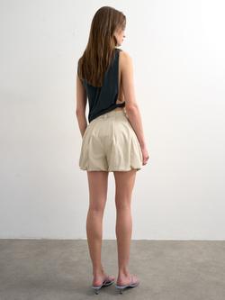 Topshop High Rise Cargo Shorts, Neutral - view 2, Neutral