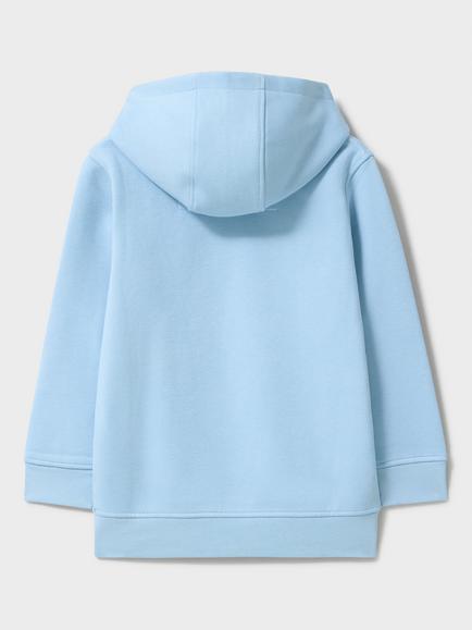 Crew Clothing Kids' Cotton Blend Hoodie - view 2, Light Blue