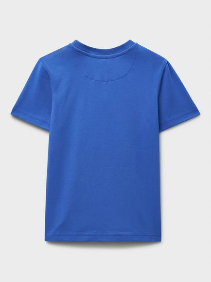 Crew Clothing Kids' T-Shirt, Cobalt Blue - view 2, Cobalt Blue