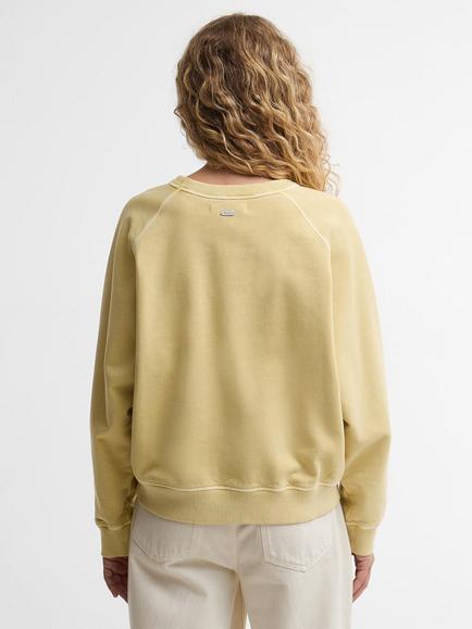 Barbour Avon Cotton Sweatshirt, Soured Citrus - view 2, Soured Citrus