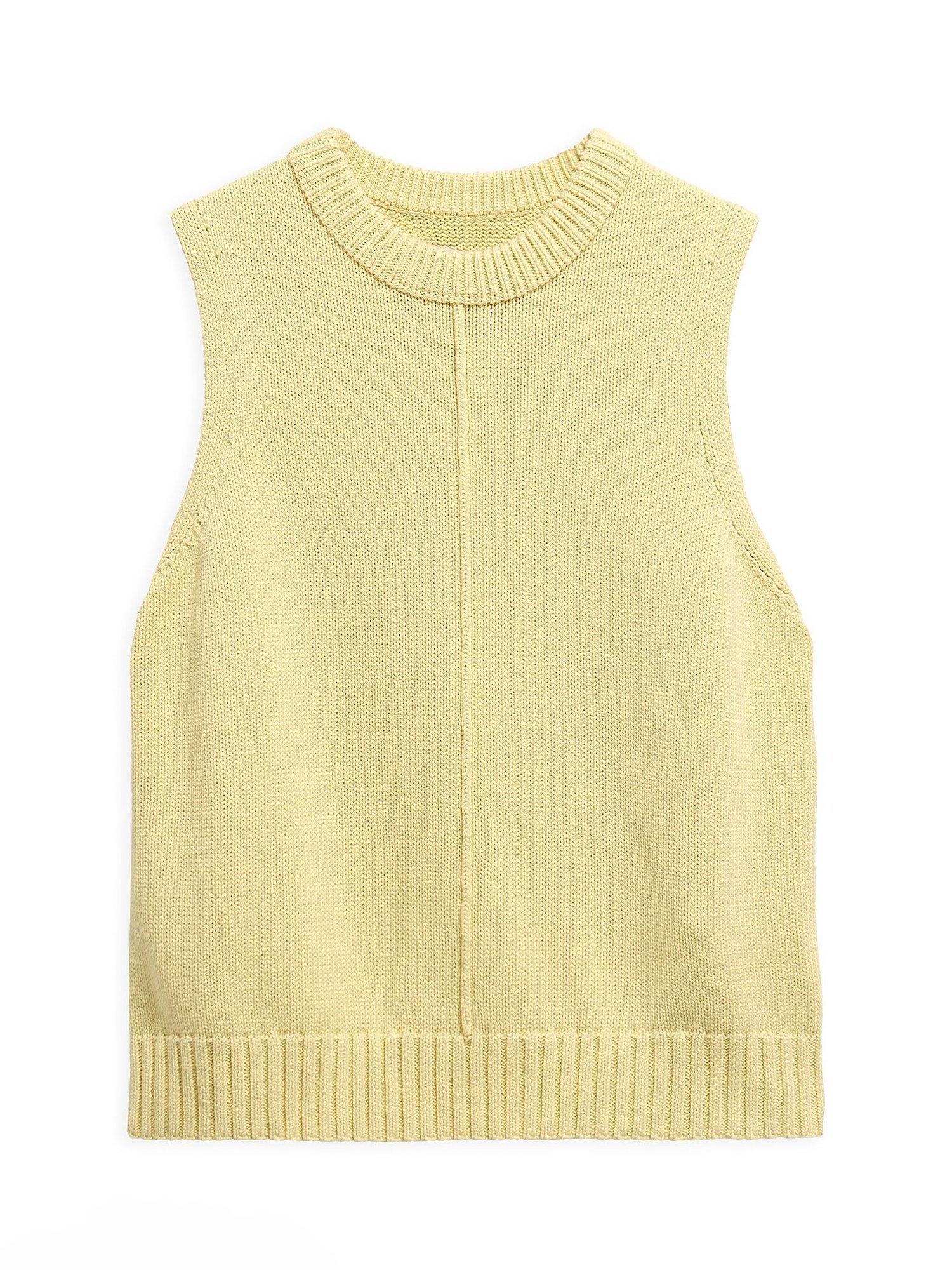 Barbour International Avon Cotton Knit Vest, Soured Citrus
