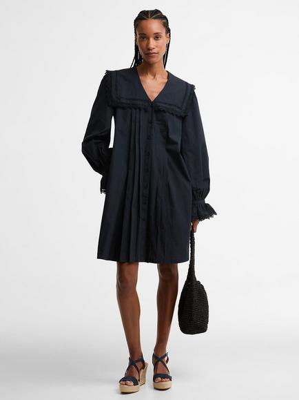 Barbour Tisbury Cotton Mini Dress, Dark Navy, Dark Navy