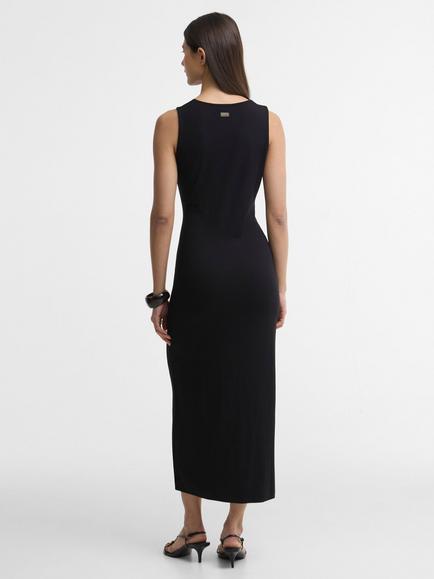 Barbour International Cinzia Sleeveless Midi Dress, Black - view 2, Black