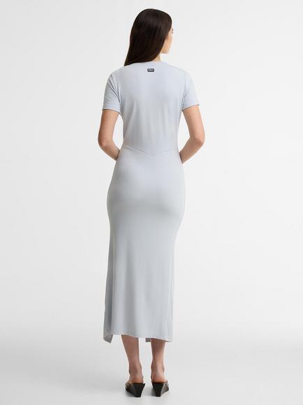 Barbour International Danica Maxi Dress, Pearl Blue - view 2, Pearl Blue