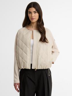Barbour International Seren Quilted Jacket, Oyster, Oyster