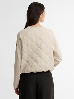 Barbour International Seren Quilted Jacket, Oyster - view 2, Oyster