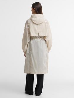 Barbour International Danica Showerproof Hooded Jacket, Oyster - view 2, Oyster