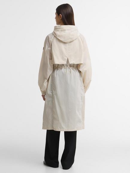 Barbour International Danica Showerproof Hooded Jacket, Oyster - view 2, Oyster