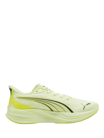 PUMA Darter Lace Up Running Shoes, Green/Lime/Deep Plum