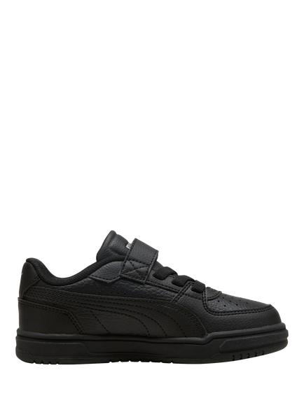 PUMA Kids' Caven III Trainers, Black/Silver, Black/Silver