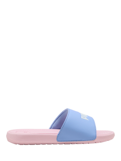 PUMA Kids' Cool Cat 2.0 Slider Sandals, Purple/White/Pink, Purple/White/Pink