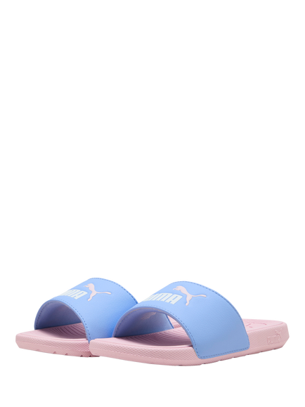 PUMA Kids' Cool Cat 2.0 Slider Sandals, Purple/White/Pink - view 2, Purple/White/Pink